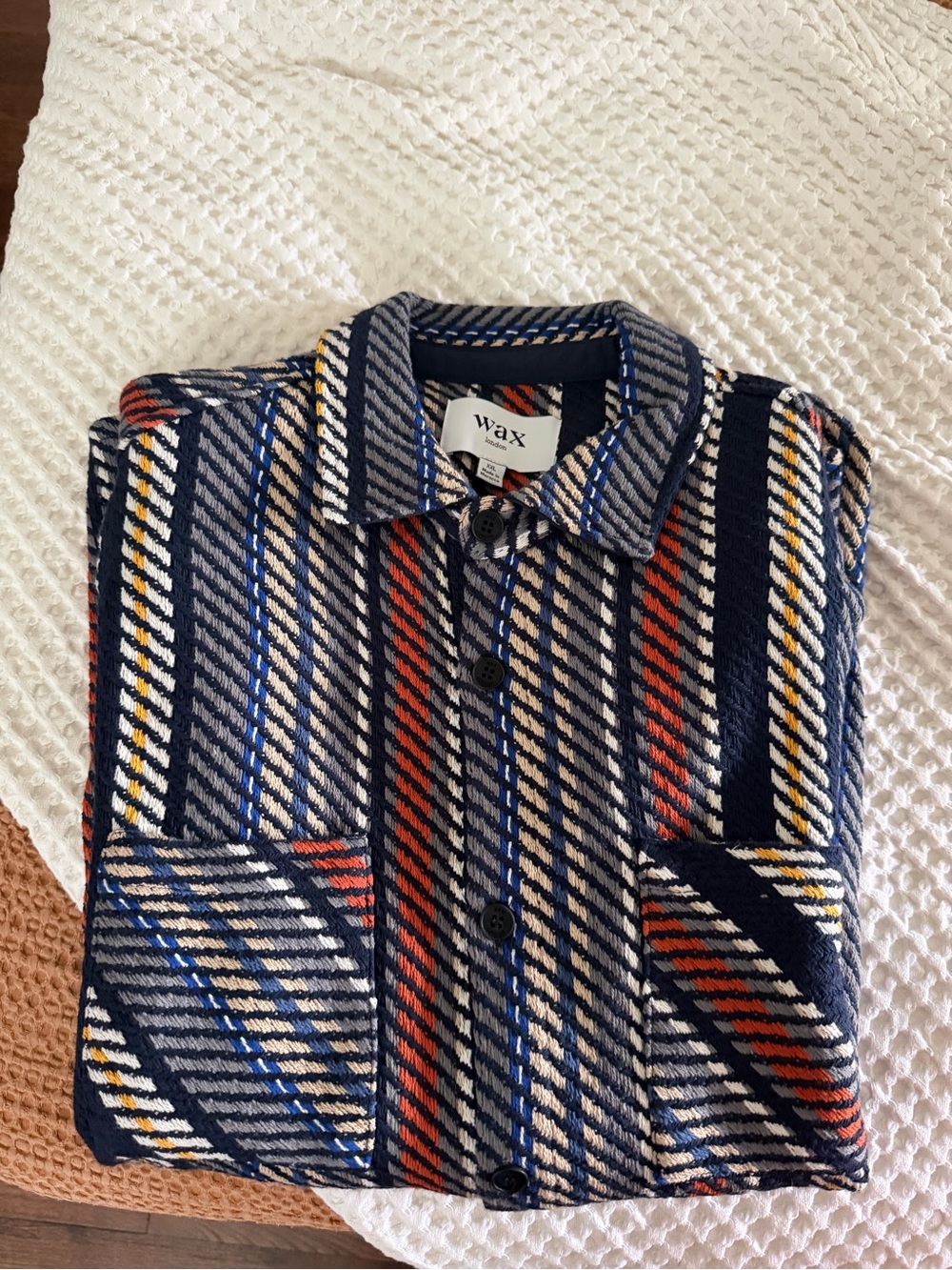 Wax London Multicolor Striped Men's Button-Up Shirt
